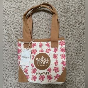 Hawaii Pink Floral Mini Tote Bag